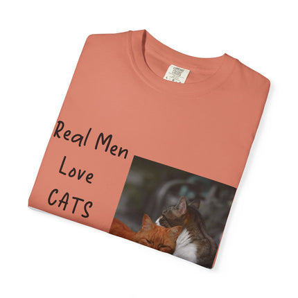 Real Men Love Cats Unisex T-Shirt - Cute Cat Lover Tee