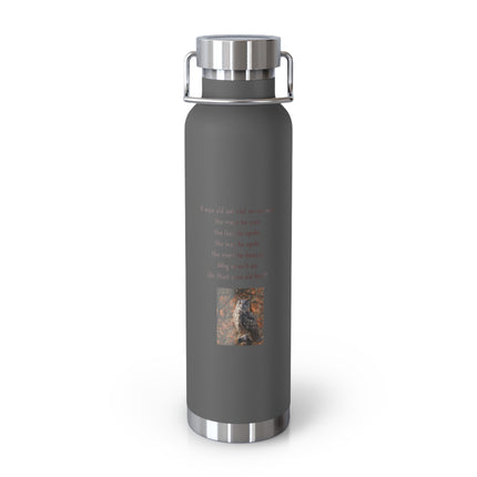 Insulated Copper Bottle 22oz — Motivational Poem Design