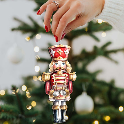 Nutcrackers Decorative Wooden Ornaments of 3 by G. Debrekht - Christmas Decor - 8091008-S3-4