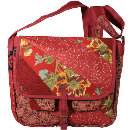 Patchwork Messenger Bag-2