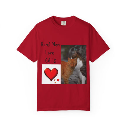 Real Men Love Cats Unisex T-Shirt - Cute Cat Lover Tee