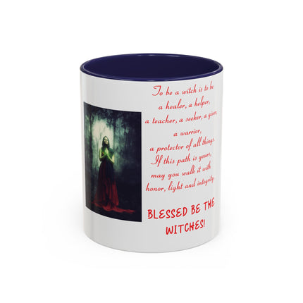 Blessed Be the Witches Accent Mug – Mystical 11oz Ceramic