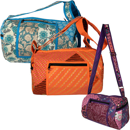 Round Patchwork Sports Bag-3