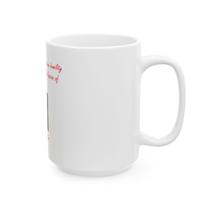 Saint Faustina Passion of Jesus Ceramic Mug — Inspirational Faith Quote (11oz/15oz)