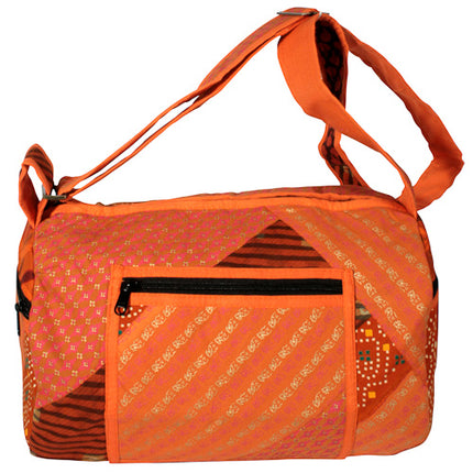 Round Patchwork Sports Bag-1