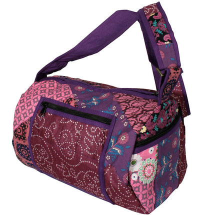 Round Patchwork Sports Bag-2