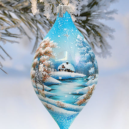 Wonderland Drop Glass Ornament by G. DeBrekht - Christmas Décor - 74170-0