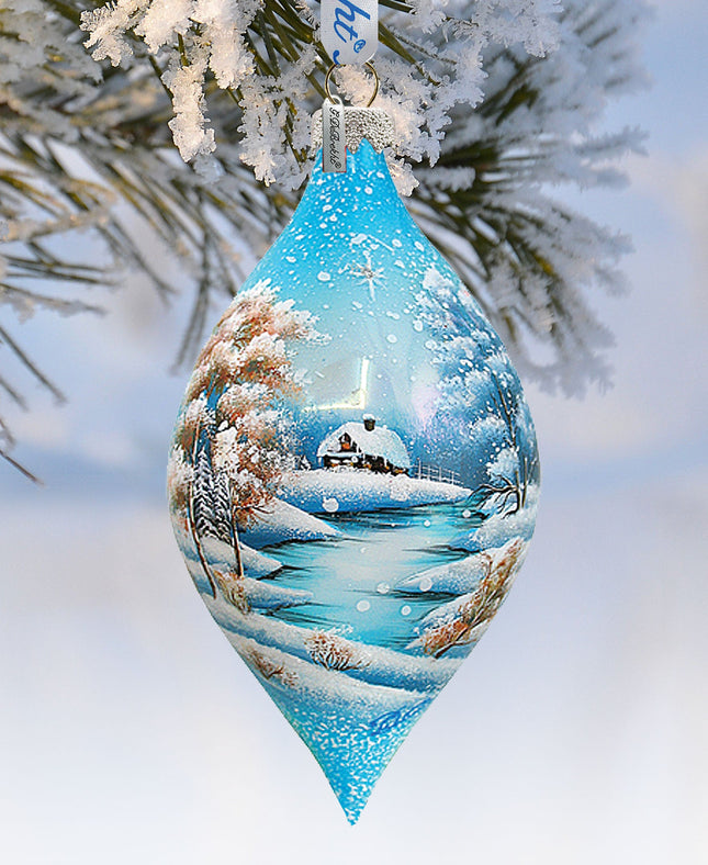 Wonderland Drop Glass Ornament by G. DeBrekht - Christmas Décor - 74170-0