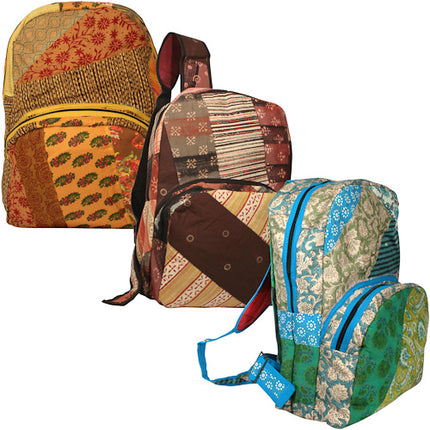 Patchwork Backpack-3