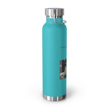 Zen Serenity Copper Bottle – 22oz Lotus Design for Mindful Living