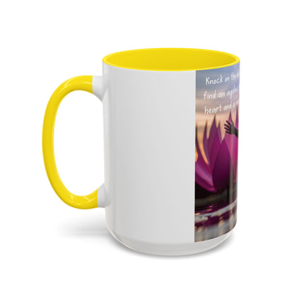 Ageless Hippie Soul Mug | 15oz Accent Cup with Peaceful Watercolor