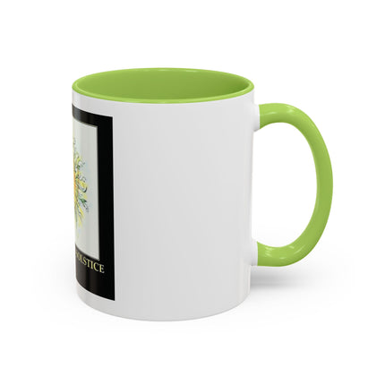 Happy Summer Solstice Coffee Mug — Sun Illustration Accent Mug (11/15oz)