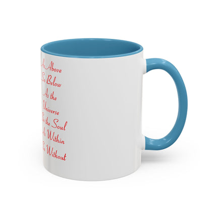 Mystical Accent Mug – “As Above, So Below” Enchanting Design, 11oz