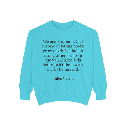 Jules Verne Quote Sweatshirt — Literary Quote Crewneck for Book Lovers