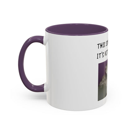 Kitty Glitter Coffee Mug — "This Isn't Cat Hair, It's Kitty Glitter" Accent Mug