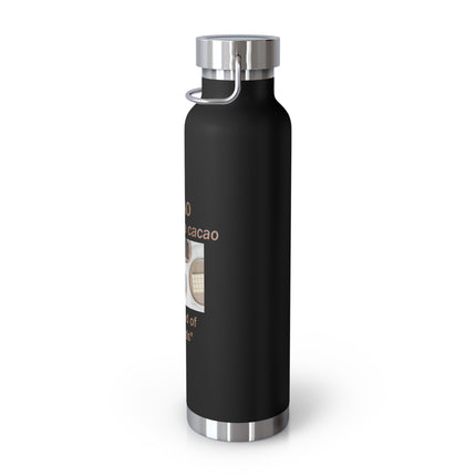 Cacao Insulated Bottle – 22oz Stainless Steel Flask