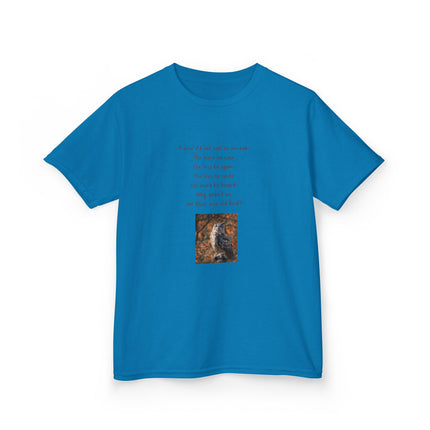 Kids Graphic Tee — Whimsical Poem & Owl Art