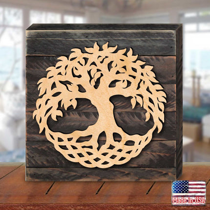 Tree of Life Celtic Art Wooden Wall Art by Celtic Art - Celtic Décor - 953167B-1