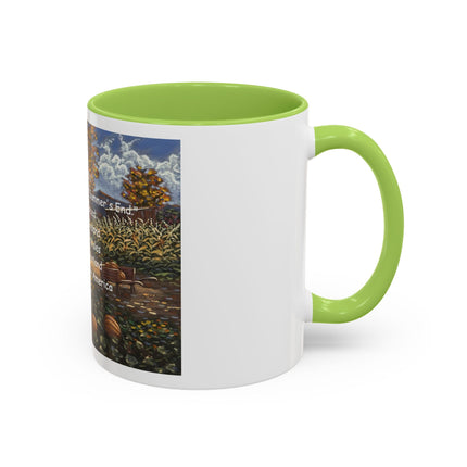 Samhain Pumpkin Spice Accent Coffee Mug — Autumn Harvest 11/15oz