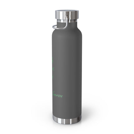 Emerson Quote 22oz Vacuum Bottle — "Be Silly. Be Honest. Be Kind."