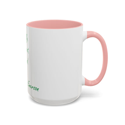 Emerson Quote Coffee Mug — “Be silly. Be honest. Be kind.” Accent Ceramic Mug (11/15oz)