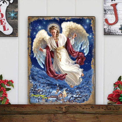 Piece on Earth Wooden Wall Art by D. Gelsinger - Nativity Holiday Décor - 95663B08-1