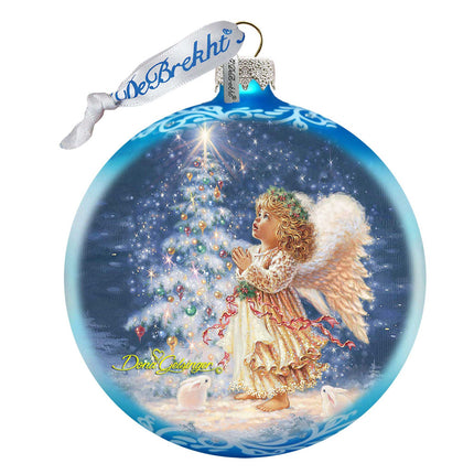My Christmas Wish Glass Ornament by D. Gelsinger - Nativity Holiday Décor - 71113-0703-3