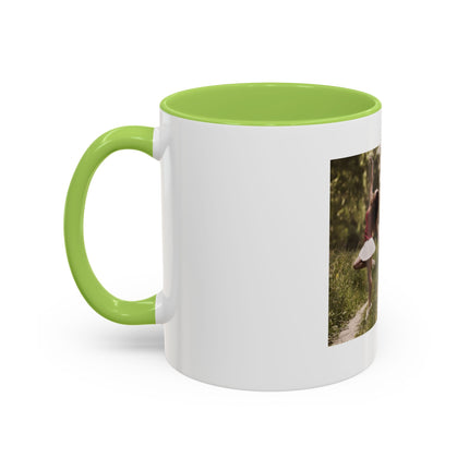 Inspirational Photo Accent Mug — “Being Alive Is the Special Occasion”