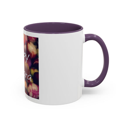Ostara Coffee Mug – "Happy Ostara" Accent Easter Spring Floral Mug (11/15oz)