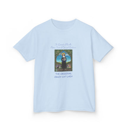 Funny Cat Tee for Kids – Crazy Cat Lady Design, Cotton