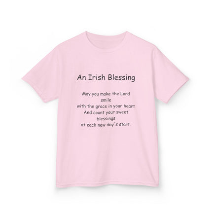 Kids Irish Blessing Tee - Inspirational Kids Cotton Shirt