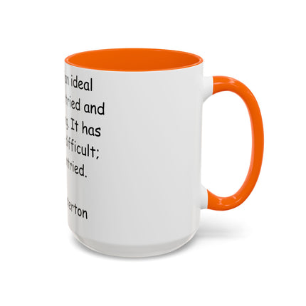Chesterton Quote Mug - Inspirational Ceramic, 15oz