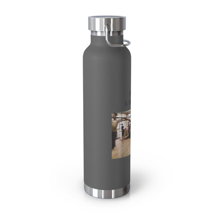 Dancing Is Silent Poetry 22oz Copper Insulated Bottle - Perfect Gift for Dance Lovers
