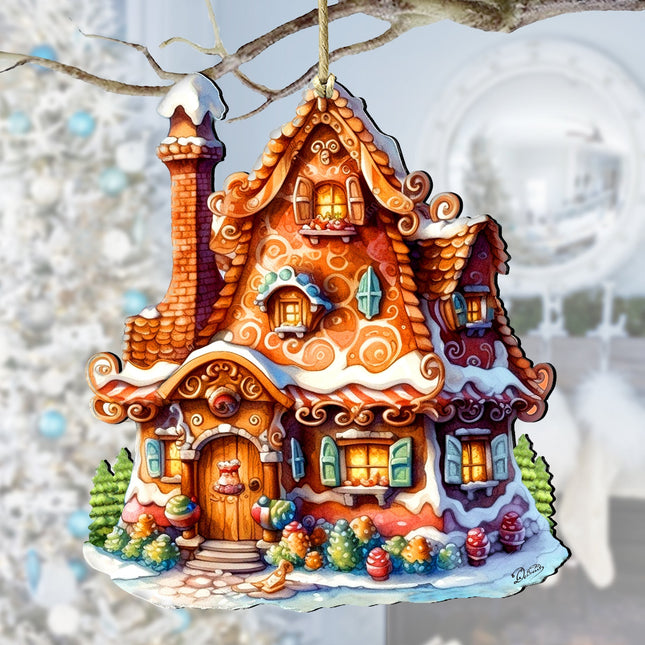 Magic House  Wooden Ornaments by G. Debrekht - Christmas Decor - 8100191-3-0