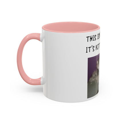 Kitty Glitter Mug – 11oz Accent Ceramic Cup for Cat Lovers