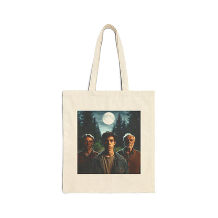 Tote — Vintage Moonlit Trio Canvas Tote Bag