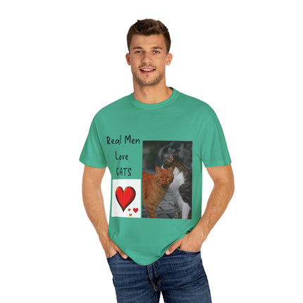 Real Men Love Cats Unisex T-Shirt – Cute Cat Lover Tee