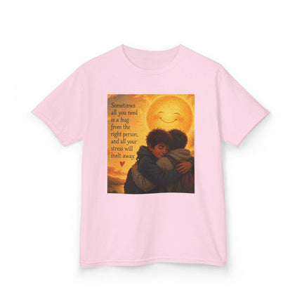 Kids Hug Tee — "Sometimes all you need is a hug" Heartwarming Children's T‑Shirt