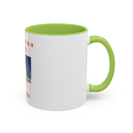 Healthcare is a Right Accent Coffee Mug - 11/15oz