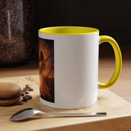 Mug — Pagan Bonfire Coffee Mug with Inspirational Beltane Quote