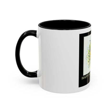 Happy Summer Solstice Coffee Mug — Sun Illustration Accent Mug (11/15oz)