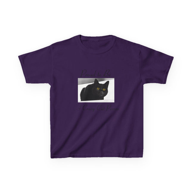 Proud Cat Person Kids Tee – Fun Cotton T-Shirt for Young Cat Lovers