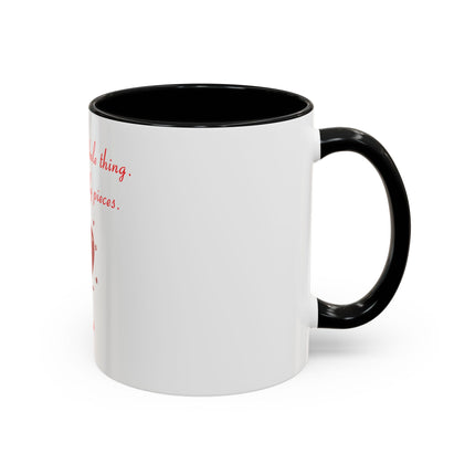 Rumi Quote Accent Mug — “Love is the whole thing. We are only pieces.”