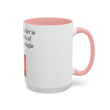 Cider Lover Accent Coffee Mug – "A well-made cider is a year’s worth of sunlight in a single sip" (11/15 oz)