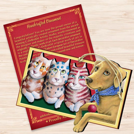 The Dog Wooden Ornaments Pets by Laura Seeley - Pets Dog and Cats Decor - 8511019-LS-3