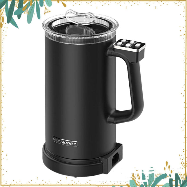 Dual Function Electric Milk Frother for Coffee and Lattes - Hot and Cold Frothing Options-0