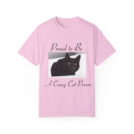 Proud to Be a Crazy Cat Person T-Shirt – Unisex Tee for Cat Lovers