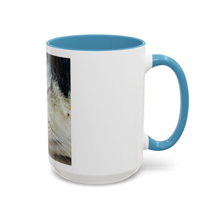 Cat & Butterfly Coffee Mug with 'Life is Short' Inspirational Quote (Accent, 11/15oz)
