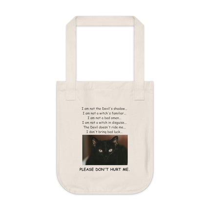 Black Cat Organic Tote – Thoughtful Design – Eco-Friendly Bag