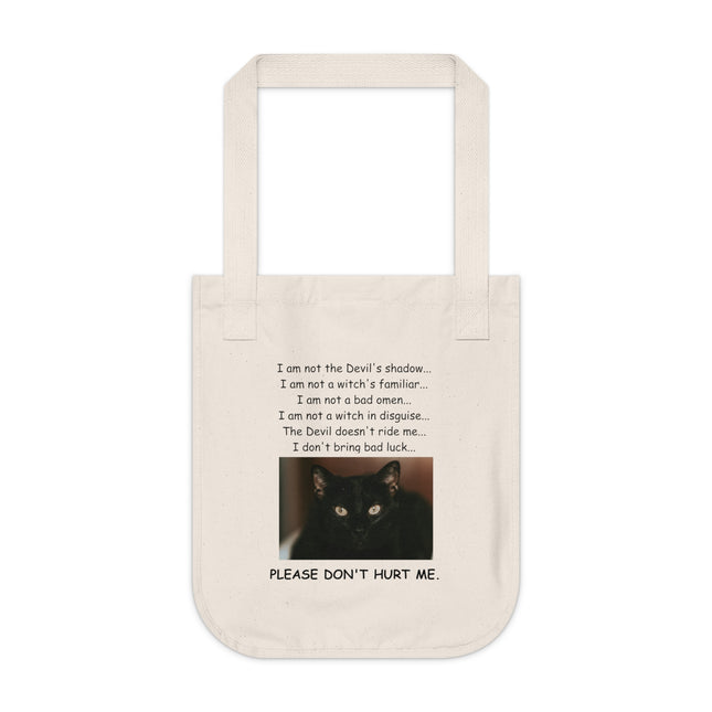 Black Cat Organic Tote – Thoughtful Design – Eco-Friendly Bag